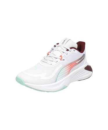 Жіночі кросівки Puma PWR Hybrid Tr Wns для крос-тренінгу, білі з червоним та м'ятним (розмір 42 EU)