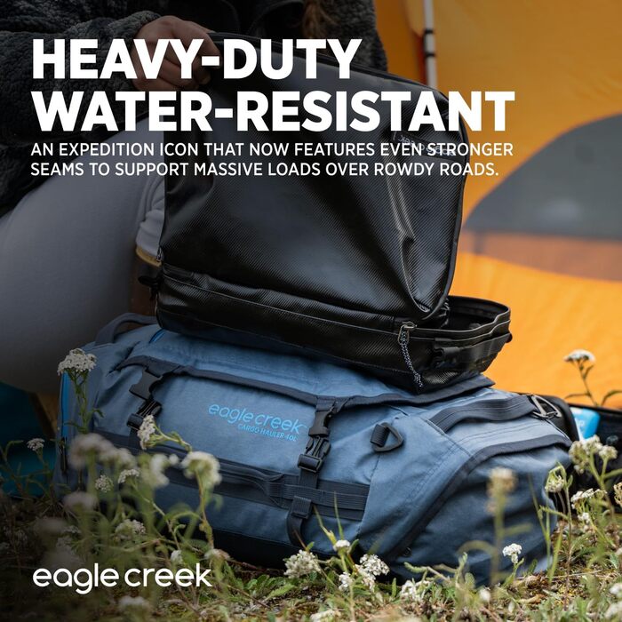 Сумка-баул Eagle Creek Cargo Hauler 90L Glacier Blue з переробленого поліестеру, водо- та зносостійка, 90 літрів