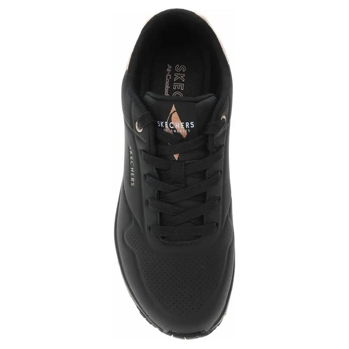 Жіночі кросівки SKECHERS UNO GOLDEN AIR, чорні, 38 EU