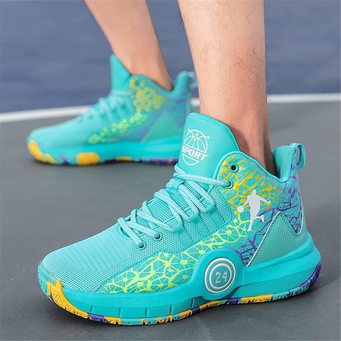 Чоловічі баскетбольні кросівки хай-топ: легкі, з амортизацією, неслизькі, дихаючі, для занять спортом на вулиці та в залі