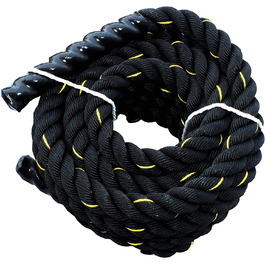 Бойова мотузка Lisaro для фітнесу, 1,5'' x 12 м, три довжини, суперякість