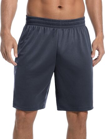 Шорти баскетбольні чоловічі OYGSieg, спортивні шорти з кишенями, швидковисихаючі, для тренувань, бігу, повсякденного носіння, комплект 6 шт. (XXL)