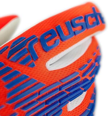 Воротарські рукавички Reusch Attrakt Freegel Silver, унісекс, розмір 8.5, помаранчево-сині