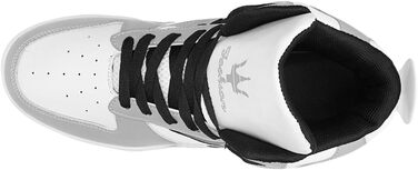 Чоловічі бігові кросівки High Top, трекінгові черевики, кросівки для фітнесу, білі (39 EU, 730 Grey)