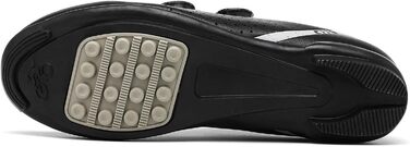 Велосипедні шкарпетки для їзди по дорозі та MTB, дихаючі, без шнурів, з ротаційним шнурувальним механізмом, білі (38 EU, чорний)