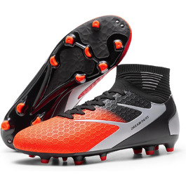 Футбольні бутси DREAM PAIRS для чоловіків: професійні, з шипами, для тренувань, розмір 46 EU, помаранчевий