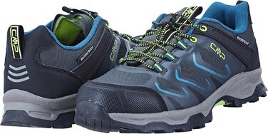 Дитячі черевики CMP Byne Low WP - водонепроникні, для активного відпочинку, 34 EU, сірий/зелений