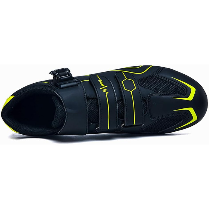 Велосипедні черевики для чоловіків та жінок MTB, Radsport, Mountainbike, кросівки, дихаючі, Outdoor, сумісні з SPD (47 EU, Жовті)