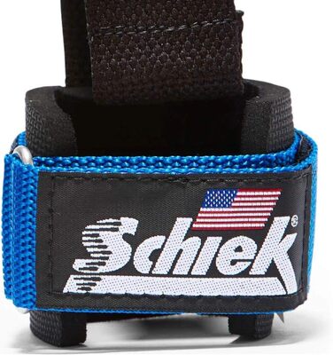 Тренувальні лямки з захистом зап'ястя Schiek Sports 1000DLS, сині