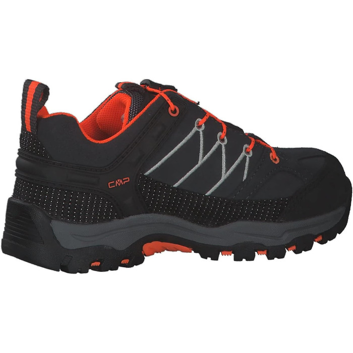 Дитячі трекінгові черевики CMP Rigel Low Wp для хлопчиків, Антрацит/Помаранчевий, 33 EU