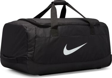 Сумка Nike Club Team Swoosh BA5199-010, ролер, спортивна, чорна/біла, 120 л, 82x35x38 см