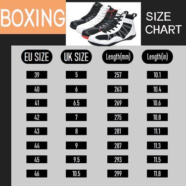 Боксерські черевики чоловічі хай-топ, унісекс, чорні. Професійні боксерські черевики для занять та тренувань. Розмір 43 EU.