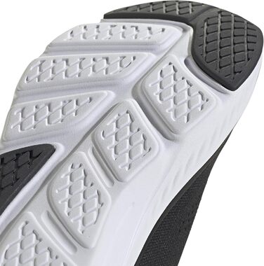 Чоловічі кросівки Adidas Cloudfoam GO Sock 44 EU, чорно-біло-червоні