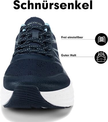 Чоловічі кросівки для бігу та ходьби Sportschuhe, широка носкова частина, дихаючі, протиковзкі, розмір 39-46 (42 EU, сині)