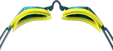 Окуляри для плавання Speedo Fastskin Speedsocket 2 | Змагальні окуляри | Антизапітніння | Водонепроникні | Жовтий/Кобальт/Смарагдовий