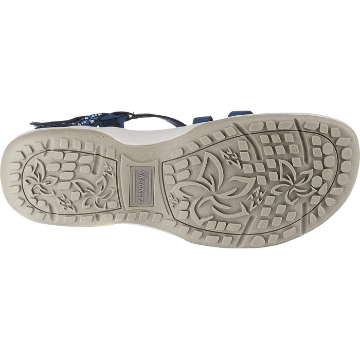 Сандли Skechers Reggae Slim-Vacay для жінок (42 EU, темно-синій ремішок Duraleather)