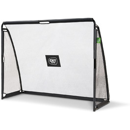 Дитячі футбольні ворота EXIT Toys Coppa 220x170 см, сталеві, з мішенню, для тренувань у саду, чорні