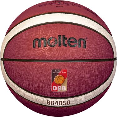 Баскетбольний м'яч Molten B7G4050-DBB, розмір 7, преміум синтетична шкіра, 12 панелей, ігровий м'яч