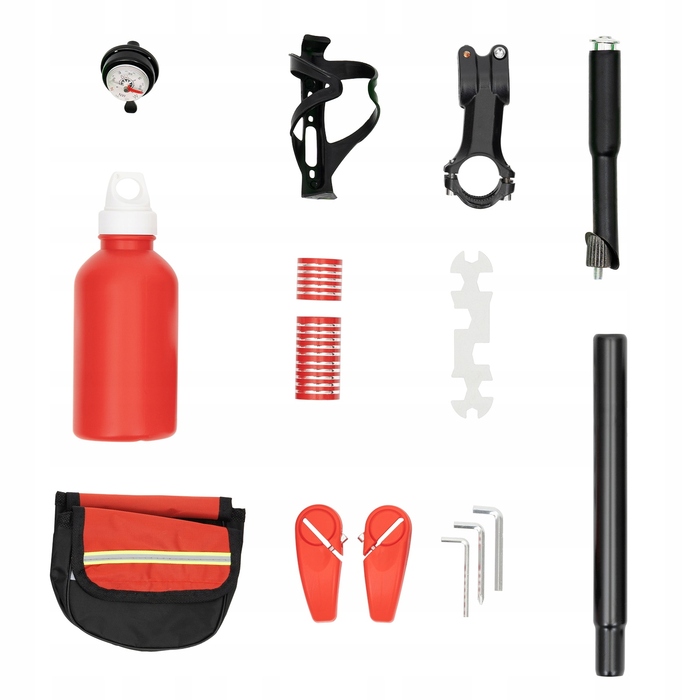 Дитячий гірський велосипед 20 дюймів, 7 швидкостей, навантаження до 85 кг, червоний