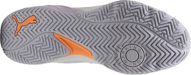 Кросівки PUMA Solarstrike W+ 4Hallenturnschuh, 42.5 EU, Puma White, Heat Fire, Lilac Crush Berry