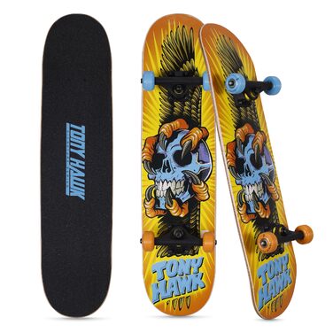 Скейтборд Tony Hawk Signature Series 78,7 см, 9-шарове кленове дек для трюків, спуску, круїзингу та карвінгу, дизайн 