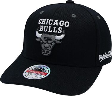 Кепка Mitchell & Ness Chicago Bulls Classic Red Snapback, чорна, універсальний розмір