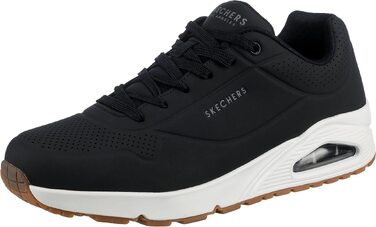 Чоловічі кросівки Skechers UNO Stand On Air, чорні (Black Durabuck), розмір 43 EU