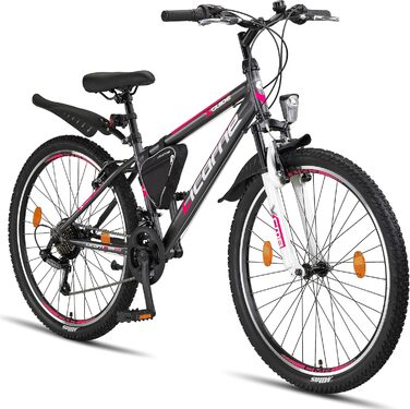 Гірський велосипед Licorne Bike Guide Premium 26 дюймів, 21 швидкість, для дівчат, хлопців, чоловіків і жінок