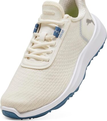 Жіноче golf-взуття PUMA Ignite Elevate X - кросівки для гольфу (38 EU, білий/блакитний)