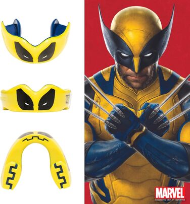 Захисна капа Marvel Wolverine для дорослих, для єдиноборств, боксу, MMA, регбі, кікбоксингу, хокею, преміум-якість