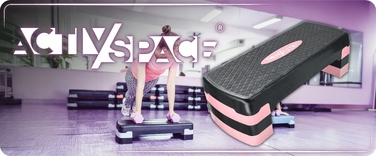 Степер для аеробіки Step Activ/Space: регульований, 3 рівні висоти, модульний