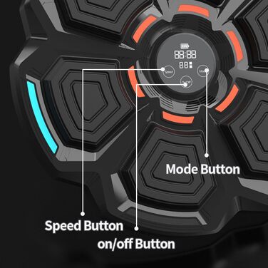 Музична Bluetooth бокс-машина для дому, електронна настінна тренувальна система для боксу, розрядки стресу