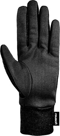 Зимові спортивні рукавички Reusch Merino Pro Touch-tec, дихаючі, для бігу, велосипеда, туризму, з сенсорними пальцями, чорні, розмір 10
