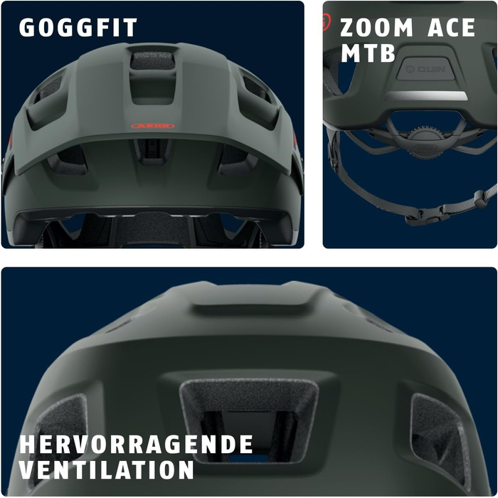 ABUS MoDrop MTB-Шолом — міцний велосипедний шолом з хорошою вентиляцією для маунтенбайку, унісекс, регульована посадка