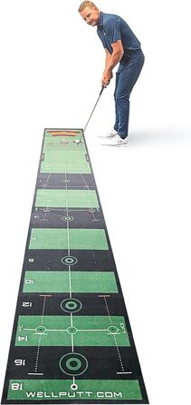 Гольф-мат WellPutt для тренувань на високій швидкості, 3,3 м