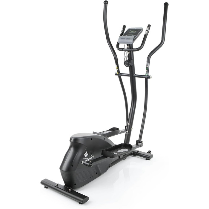 FitEngine Crosstrainer з 10 рівнями навантаження, великим дисплеєм та тримачем для планшета/смартфона, датчиками пульсу та неслизькими педалями (до 150 кг)