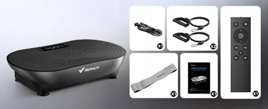 Віброплатформа Merach MR-2533B1, 150 Вт