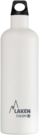 Термос Laken Thermo Futura 0.75 л, вузька горловина, нержавіюча сталь, білий