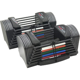 Регульована гантеля Power Block Sport 24, 1-24 кг, для фітнесу та тренувань