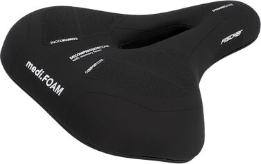 Сідло FISCHER Memory Foam з м'якою вставкою для полегшення тиску | Для трекінгу та MTB