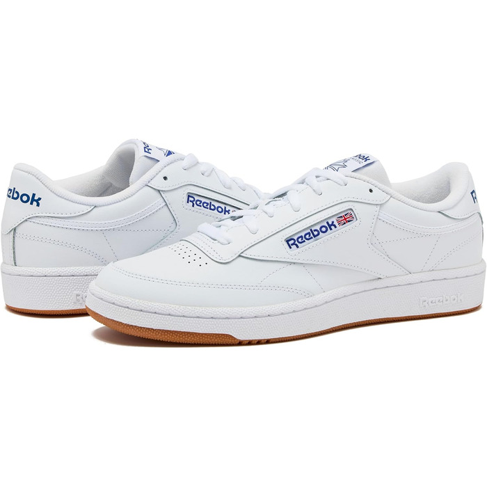 Кросівки Reebok Club C 85 чоловічі білі, Royal Gum (40.5 EU)