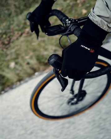 Рукавички велосипедні Roeckl Sports Pino, чорні, унісекс, розмір 6-11, зимові