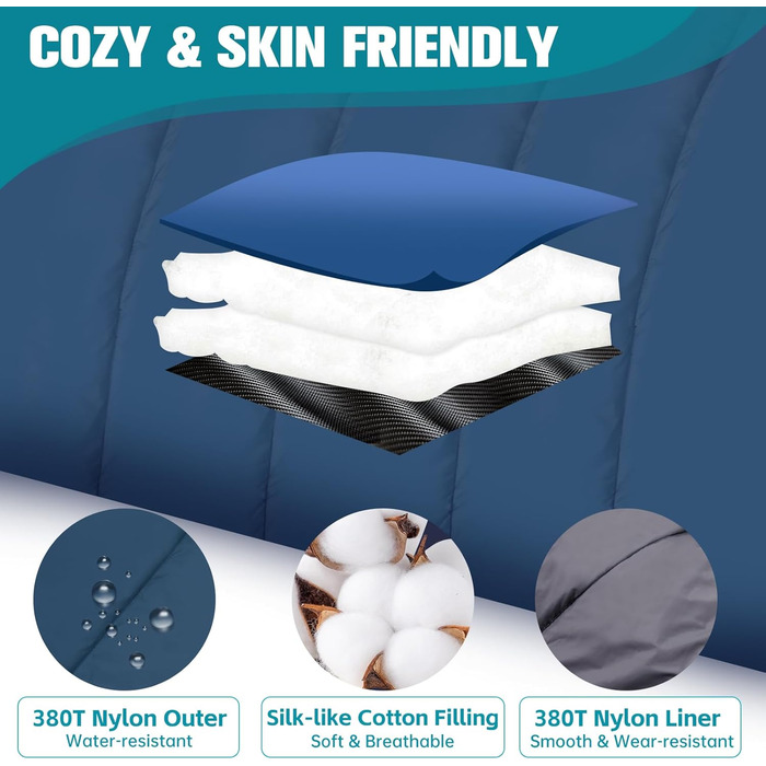 Спальний мішок Redcamp для дітей 175x65 см, мумієвидний, 3-сезонний, для кемпінгу та відпочинку на природі (рожевий/темно-синій)