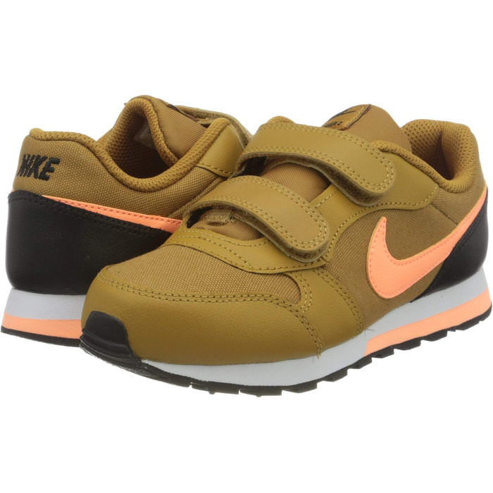 Дитячі кросівки Nike MD Runner 2 для хлопчиків, розмір 29.5 EU, кольори: пшеничний, помаранчевий, чорний, білий
