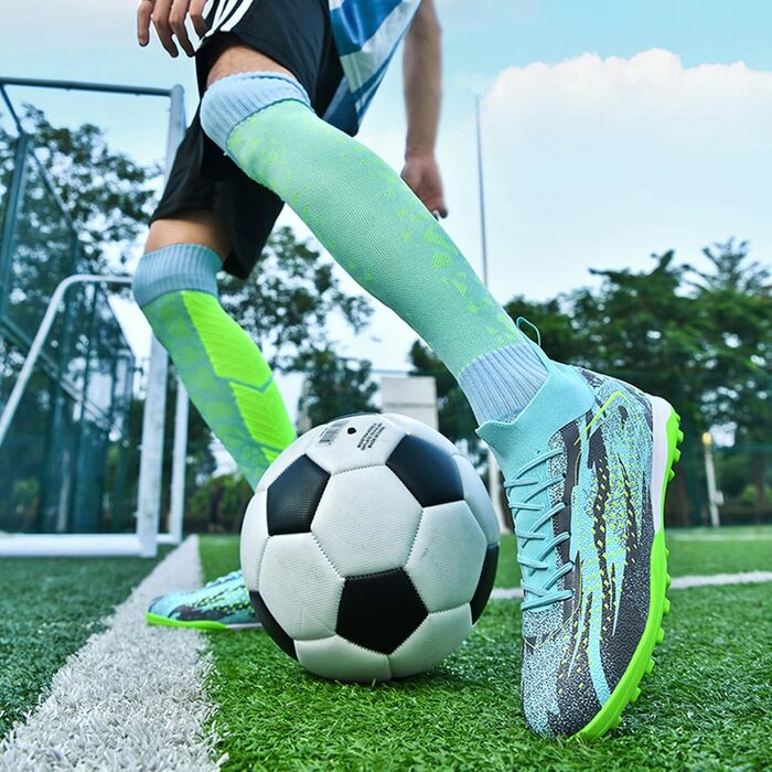 Дитячі футбольні бутси Donbest для хлопчиків, під штучні поля, AG FG, синій, розмір 36 EU