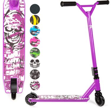 Скелетон на роликах (фіолетовий череп)