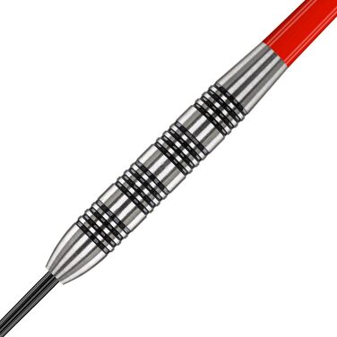 Професійні дротики (дартс) Arsenal FOCO Red Dragon 24г, 80% Tungsten, з металевими наконечниками, пір'ями та гаманцем для дротиків