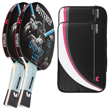 Набір для настільного тенісу Butterfly Timo Boll SG77 (ракетка + 2 чохли) | ITTF сертифікований | Для досвідчених гравців
