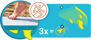 Надувний SUP Neo-Sport Stand Up Paddle Board 10.6 (320 см) з аксесуарами: насос, весло, leash, рюкзак (блакитний та сірий)