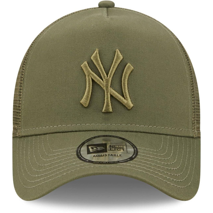 Кепка New Era New York Yankees з сіткою Olive A-Frame, регульована, універсальний розмір